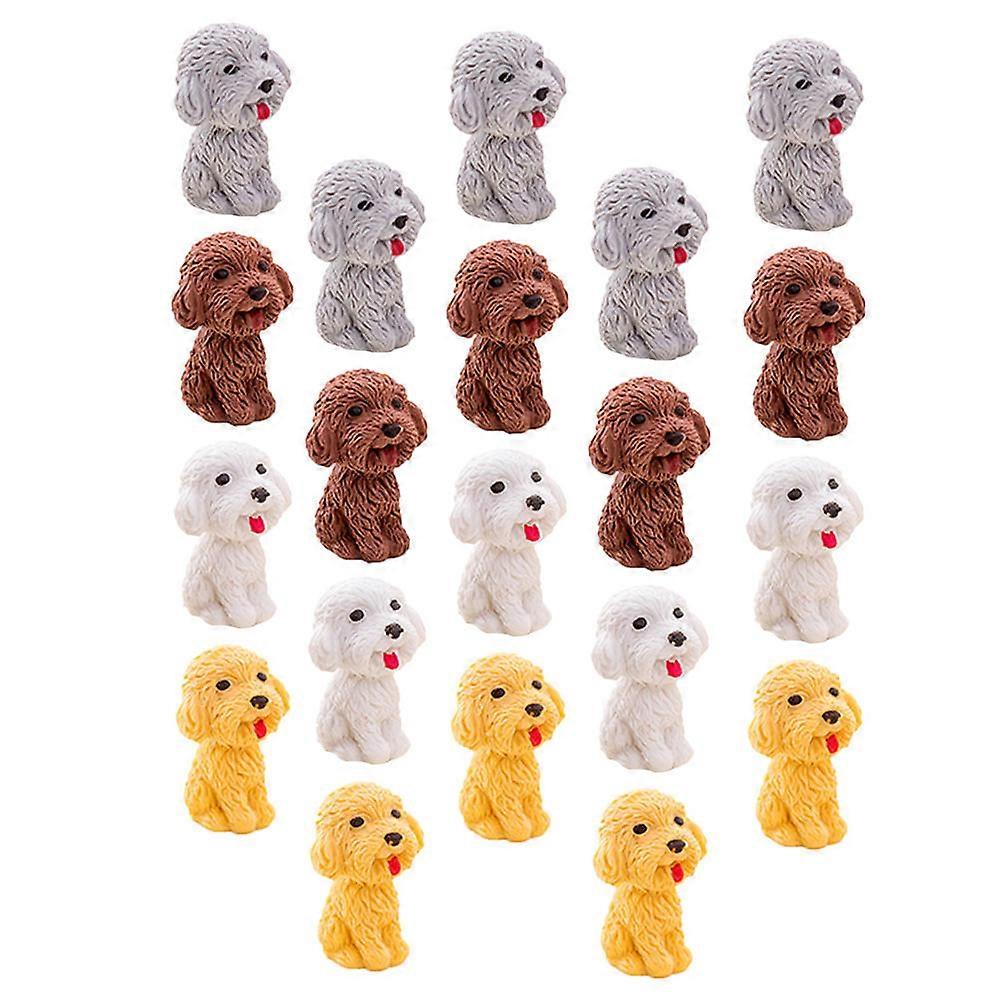 Cartoon Erasers Dog Shaped Erasers for Students Use 20Pcs Assorted Colors