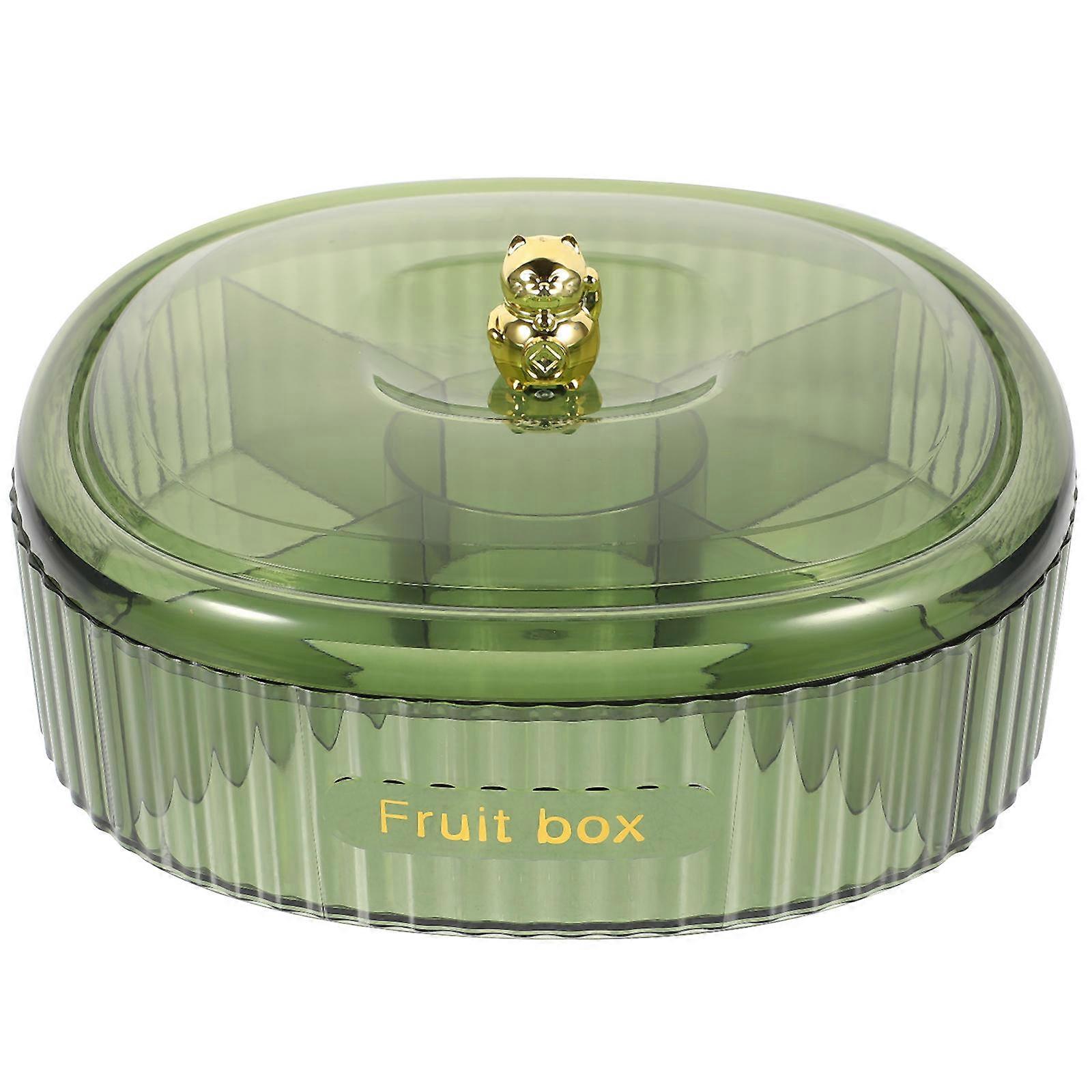 Dried Fruit Container Candy Snack Box Suitable For Dining Room And Gatherings Transparent Design 1Pack