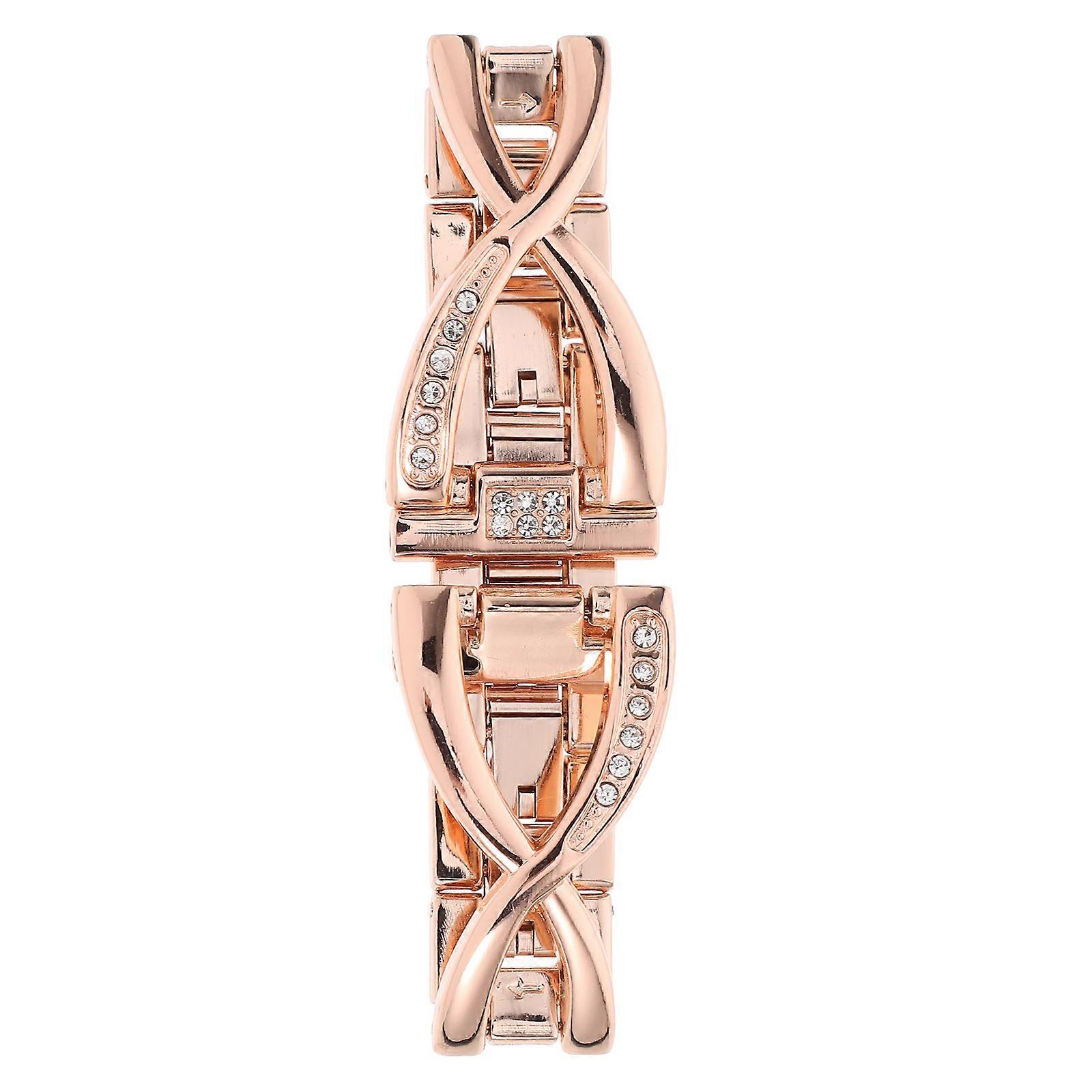 Replacement Watch Band Smartwatch Strap 2Pcs in Rose Gold Color