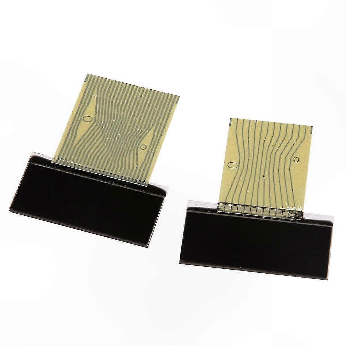 LCD Screen Pair for Dashboard Air-Con Info Display Fits W202 W210 W208 R170 1998-2002 Vehicles