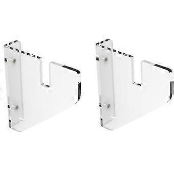Suporte de acrílico transparente para skate, com capacidade para até 4 unidades.