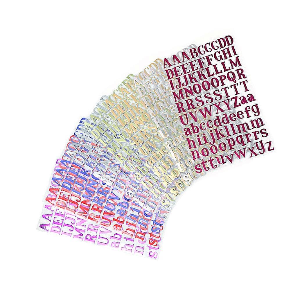 Alphabet Stickers 20 Pcs Assorted Color Craft Supplies For Craft Enthusiasts Home Decoration Easy To Use