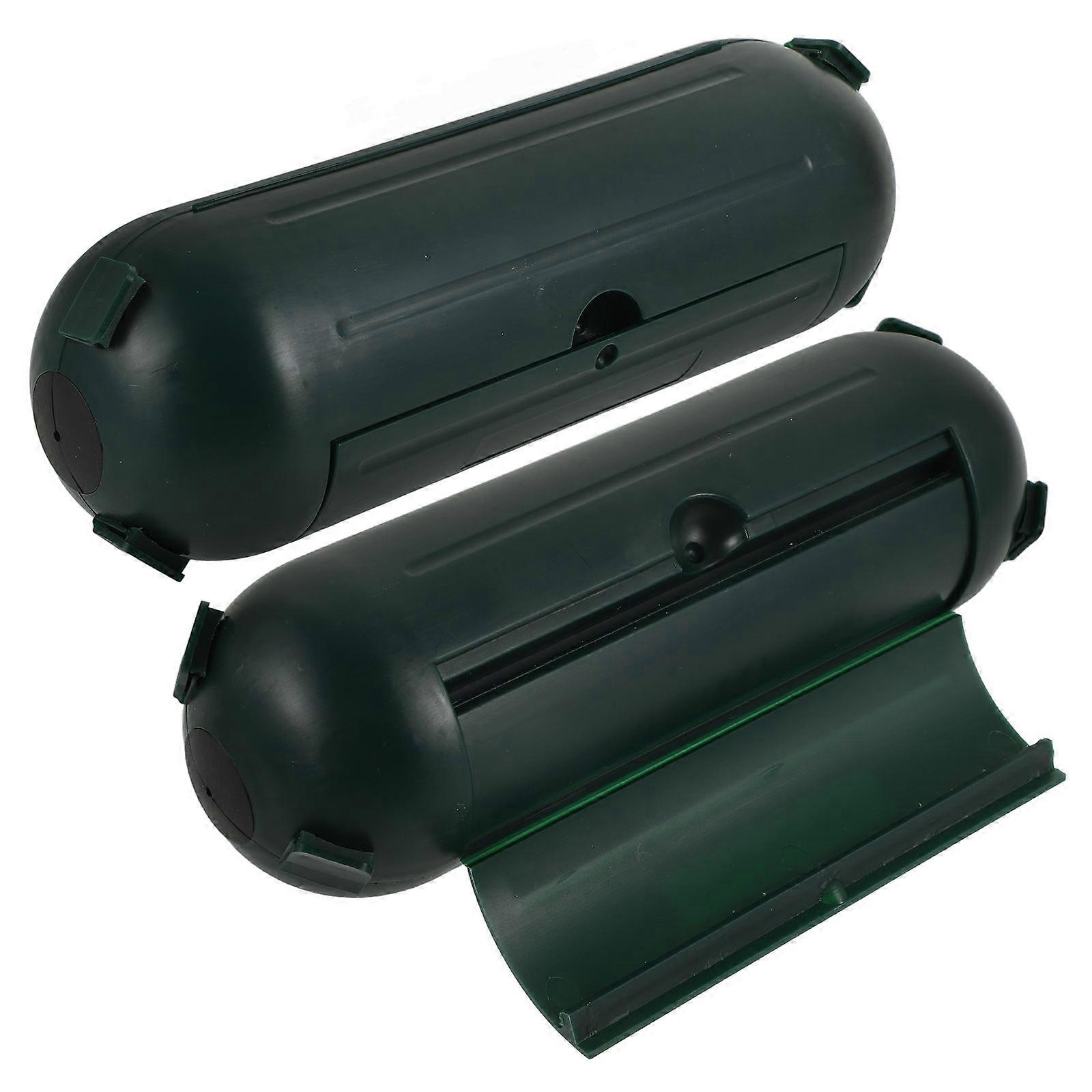 Durable Waterproof Junction Box for Outdoor Electrical Cable 2Pcs Plastic