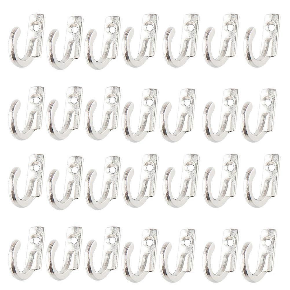 Wall Mounted Clothes Hooks Silver Hooks for Bathroom Use 400Pcs