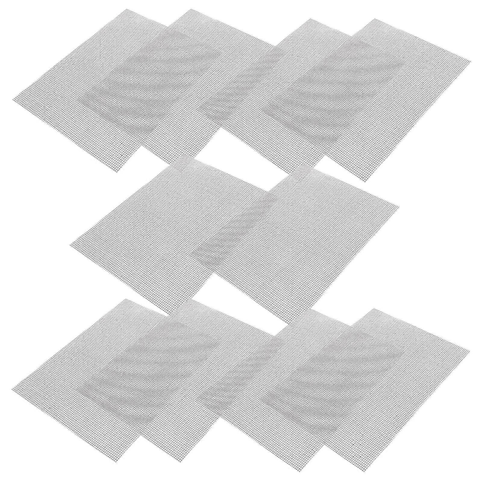 DIY Window Screen Patch Kit For Outdoor Use Self Adhesive Fiberglass Material 10 Sheets