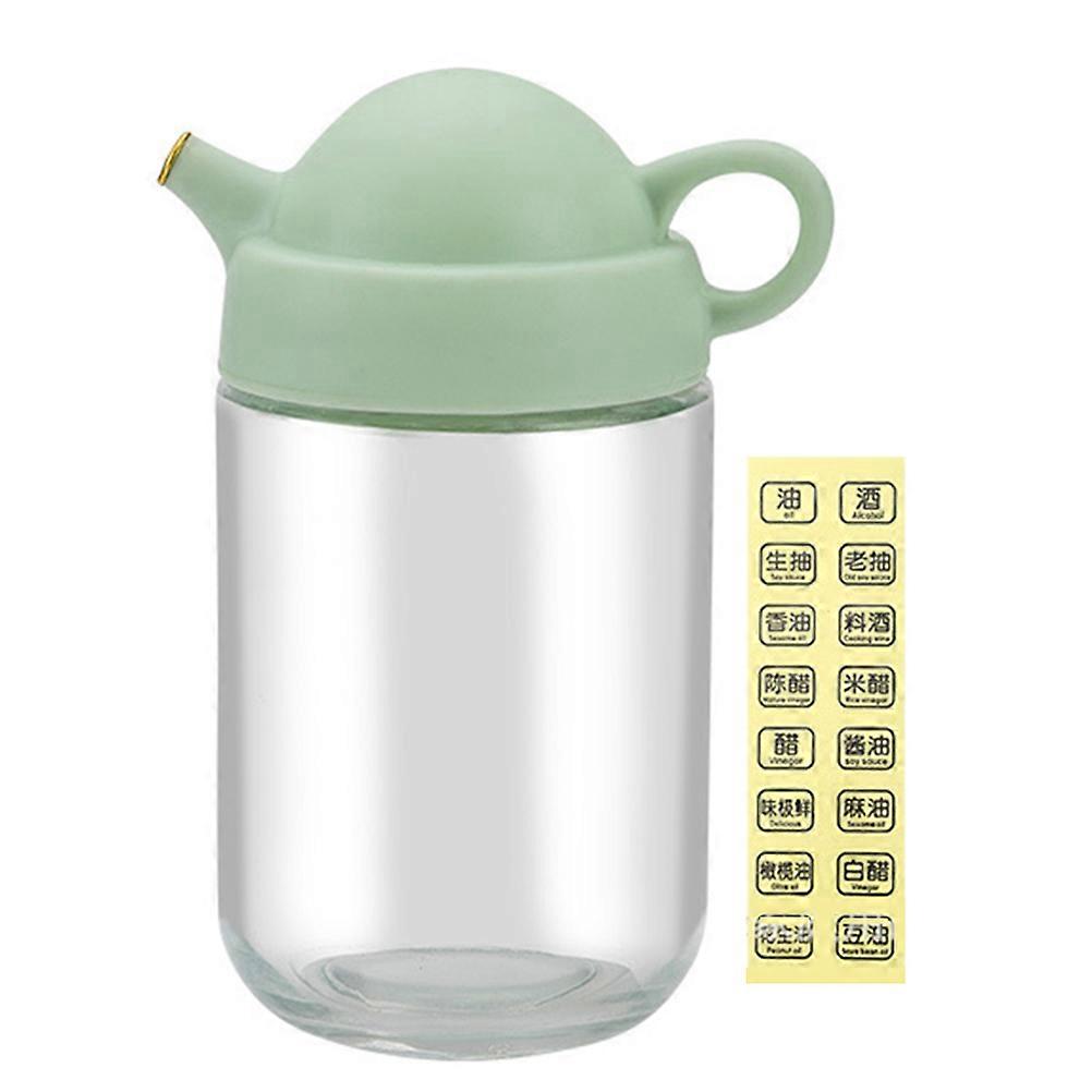 Oil Dispenser Bottle Glass for Kitchen Use 2Pcs Cooking Tool