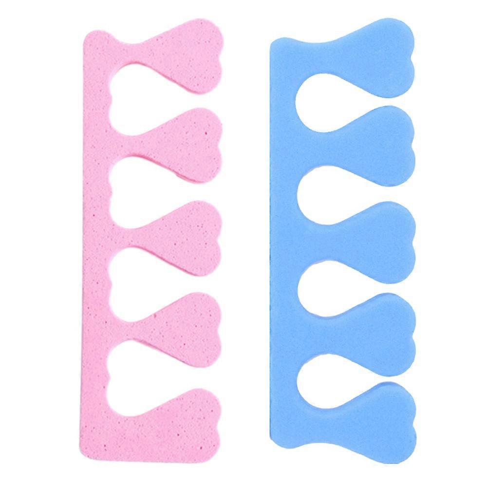 Manicure Finger Spacer Simple and Practical Design Nail Polishing Foam 2Pcs