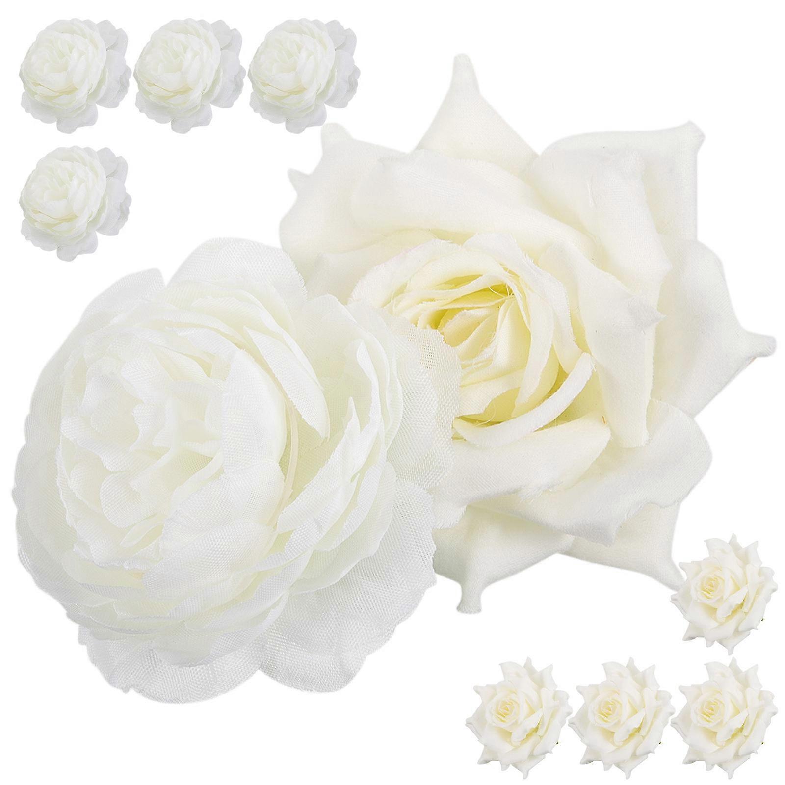 Artificial Wedding Flowers for Decoration 40Pcs Assorted Color Flowers