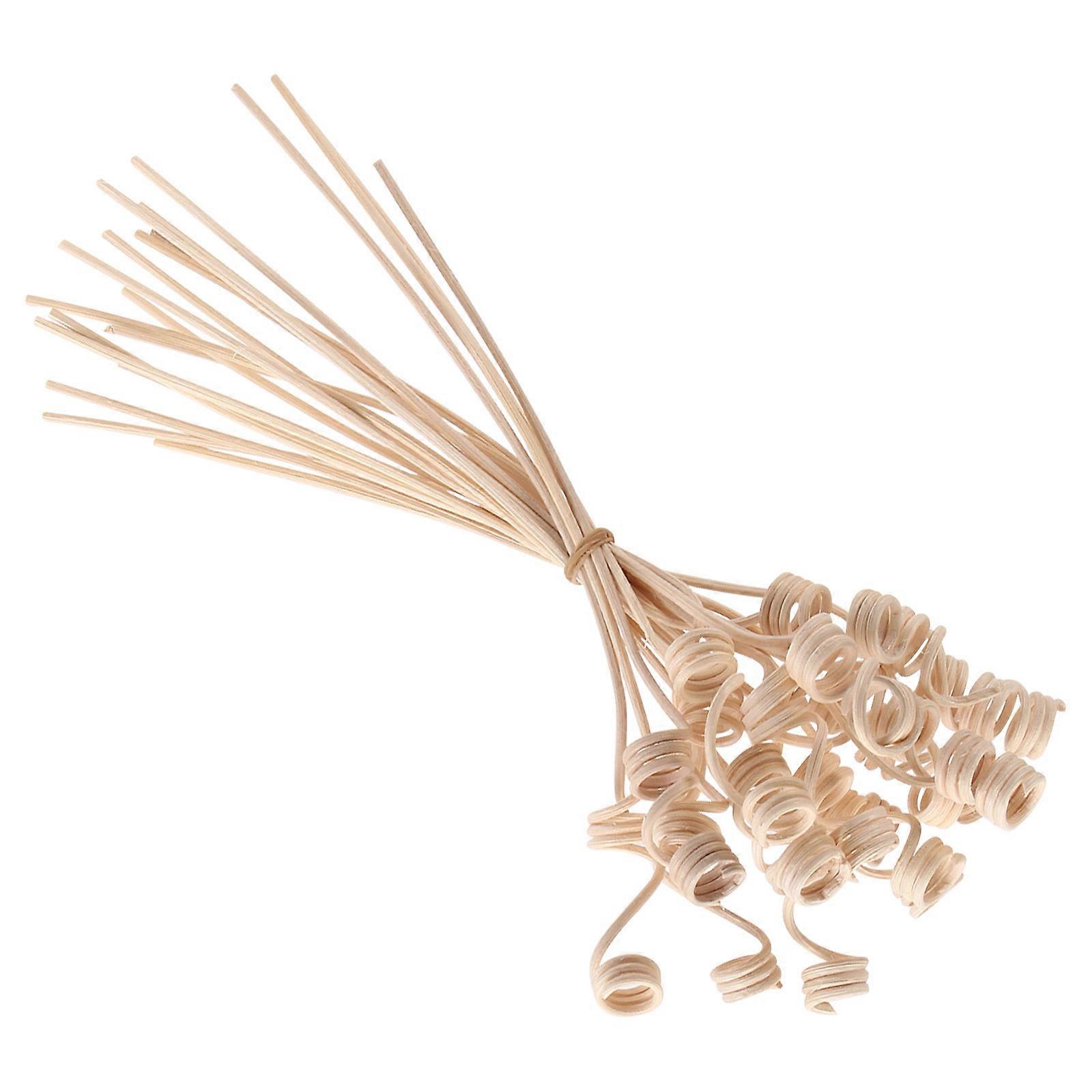 Home Fragrance Diffuser Sticks Khaki Simple Design Essential Oil Diffusion 22x0.25cm 20Pcs