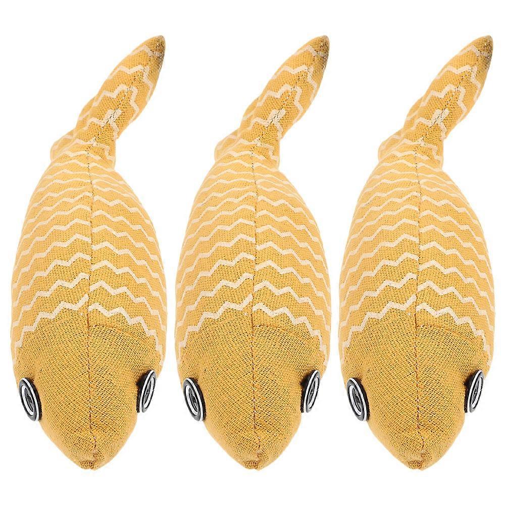 Cat Chewing Toy 6Pcs Durable Fish Shape Interactive Toys Scratch Resistant Daily Entertainment For Pet Owners