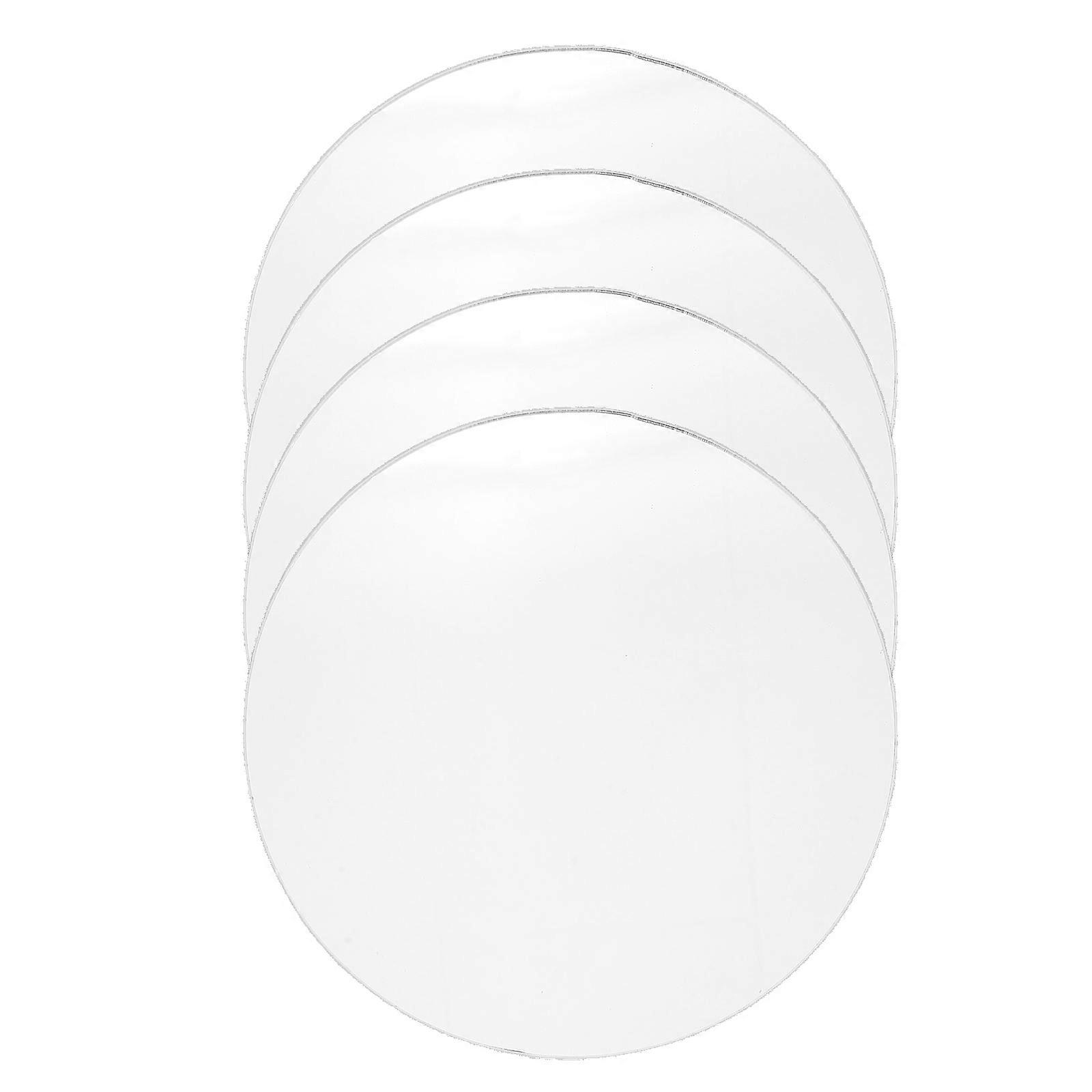 Small Mirrors for Crafts Acrylic Makeup Mirror Sheets 16Pcs Silver