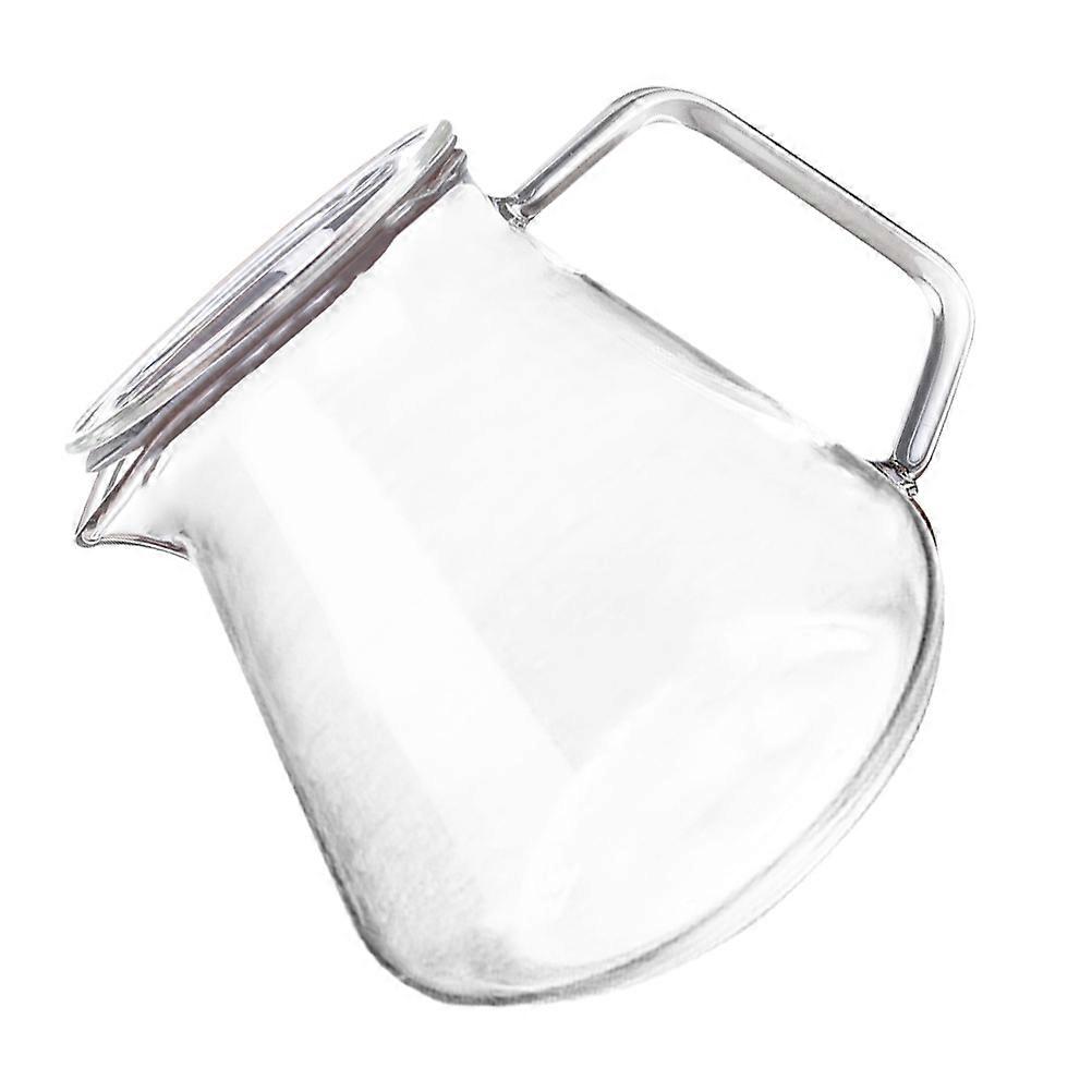 Heat Resistant Glass Kettle for Storage Use Transparent 2Pcs 500ml