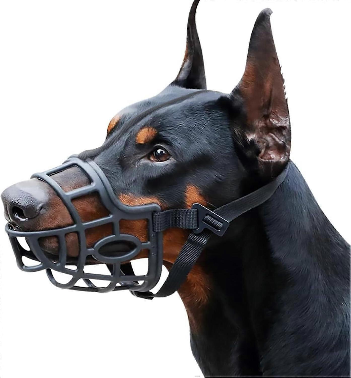 Dog Muzzle, Breathable Basket Muzzles for Small, Medium, Large and X-Large Dogs, Stop Biting, Barking and Chewing