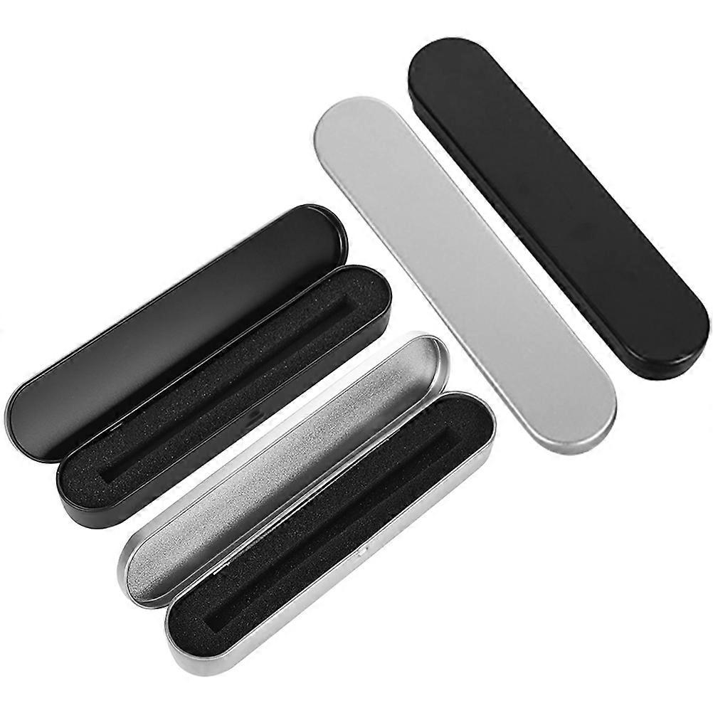 Metal Pencil Boxes Portable Pen Storage Boxes for 20Pcs Rectangular Cases