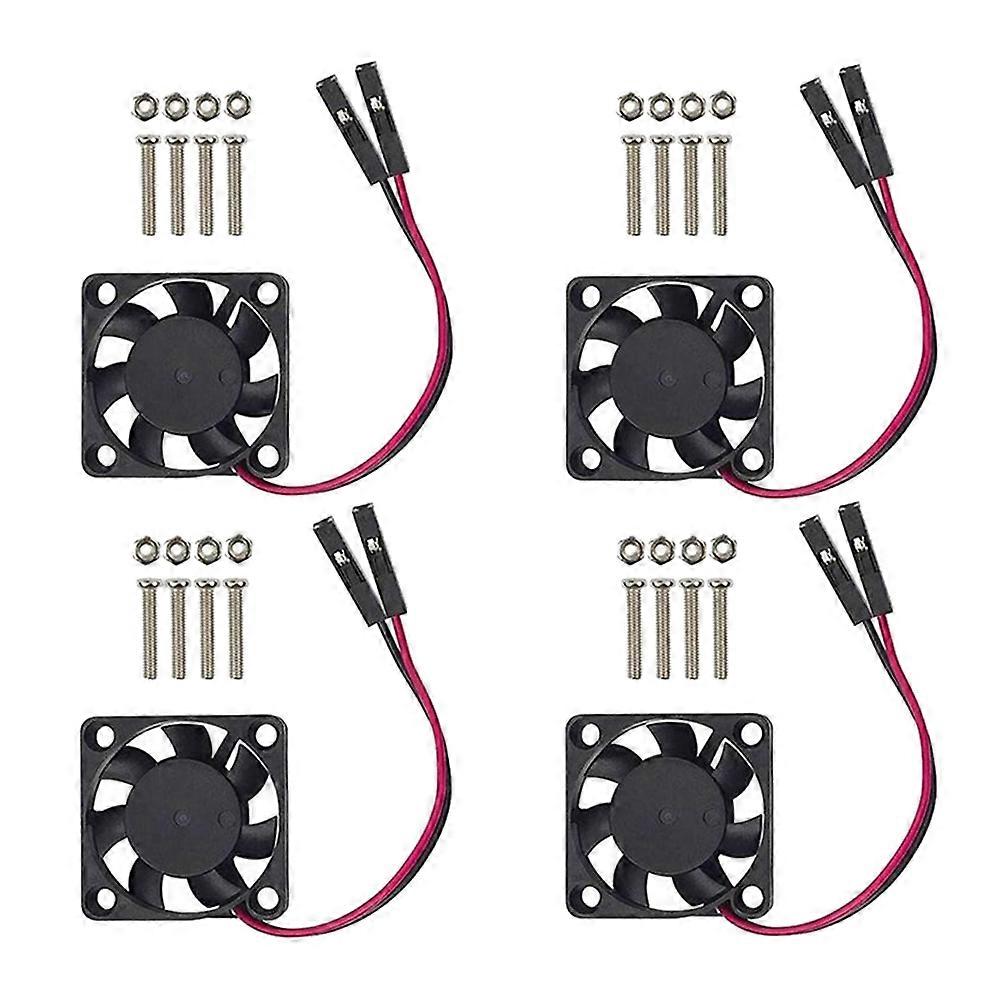 4PCS ανεμιστήρας ψύξης CPU χωρίς ψήκτρες 3.3V 5V για Raspberry Pi4 Pi3 B +, Pi 3