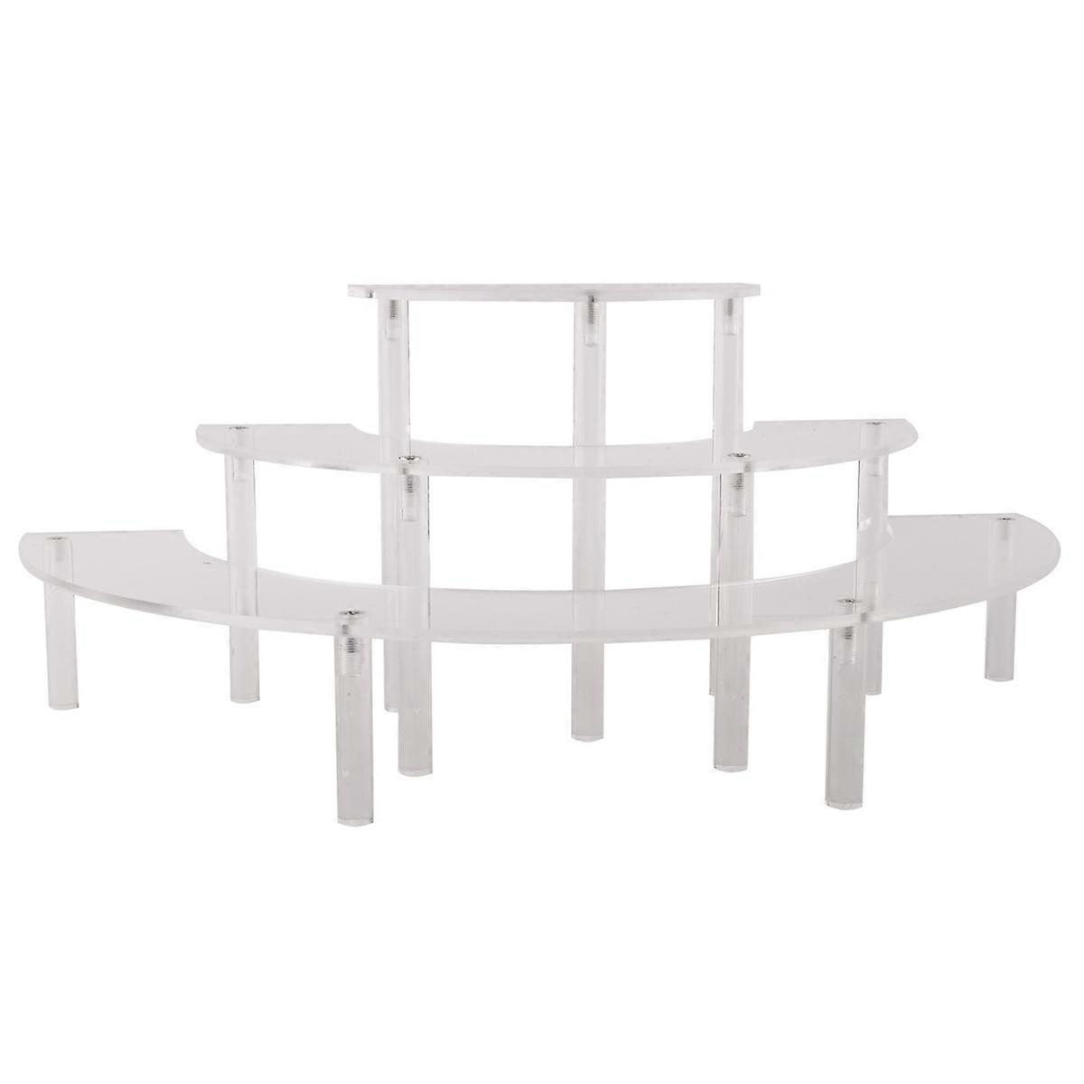 Transparent Removable Acrylic Cake Display Stand for Party Decoration