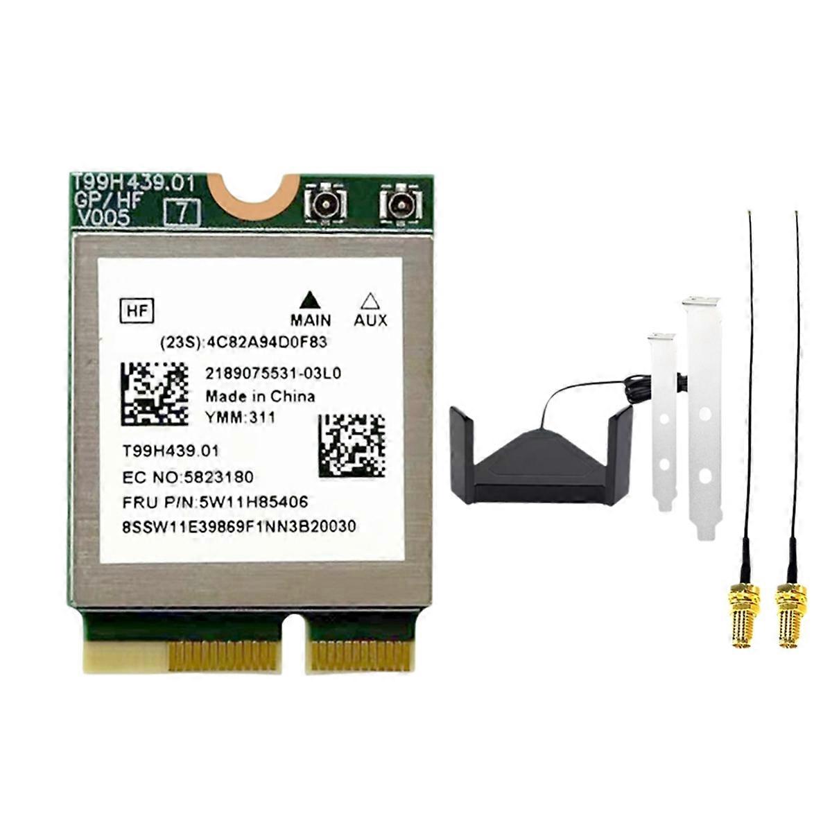 MT7927 WiFi7 Card+Rotating Antenna Gigabit Wireless Network Card