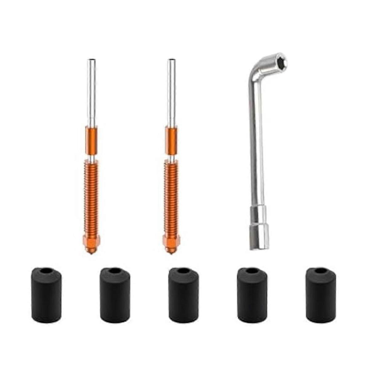 3D Printer,2PCS 0.4mm Nozzles,5PCS Silicone Socks,1PCS Nozzle Wrench