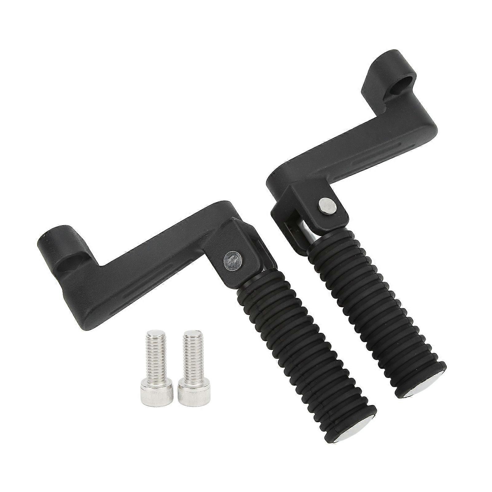 1 Pair Adjustable Passenger Pegs L&R Replacement for Indian Chieftain Dark Horse 20162021(Black )