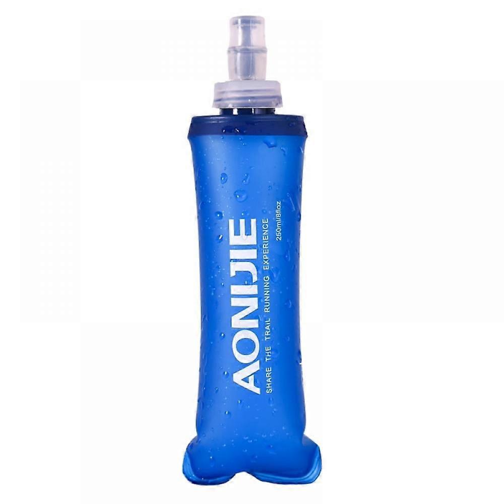 250ml/500ml Water Soft Flask Collapsible BPA Free TPU Water Bottle for Running, Marathon Hiking and Cycling