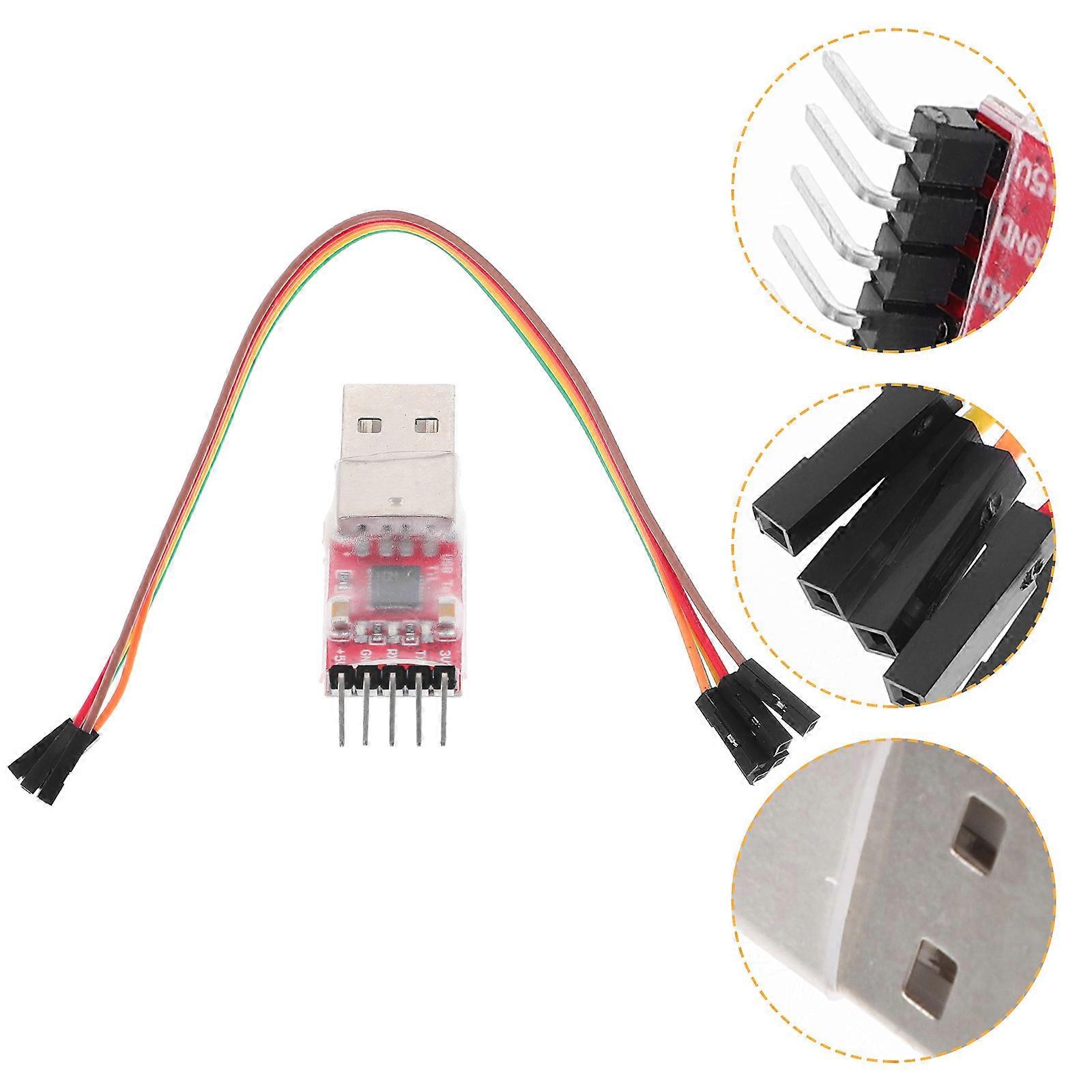 USB Connector Module for USB to Ttl Connector 2Pcs Black