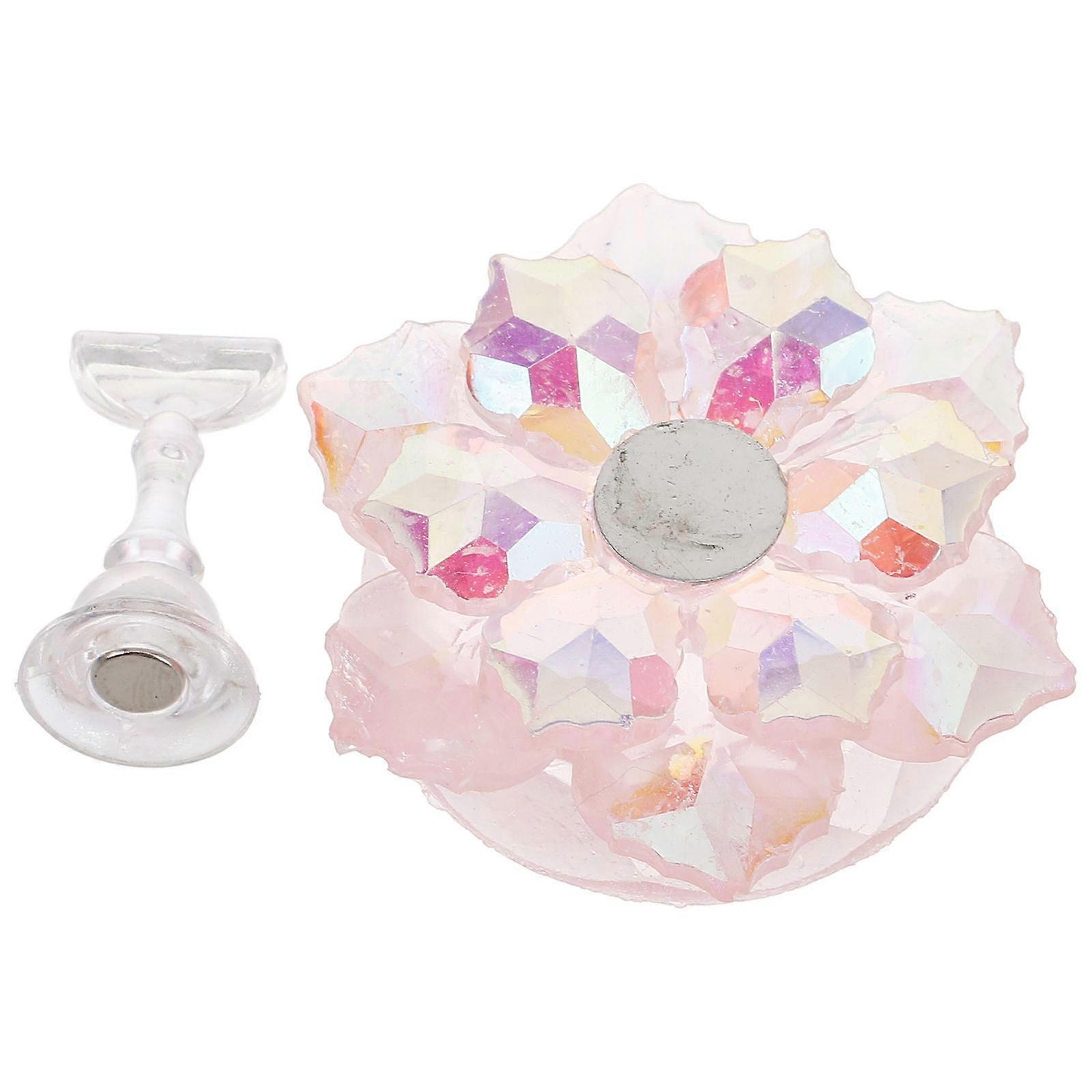 Pink Nail Holder for Painting Nails with Stable Design 3Pcs Set for Practice