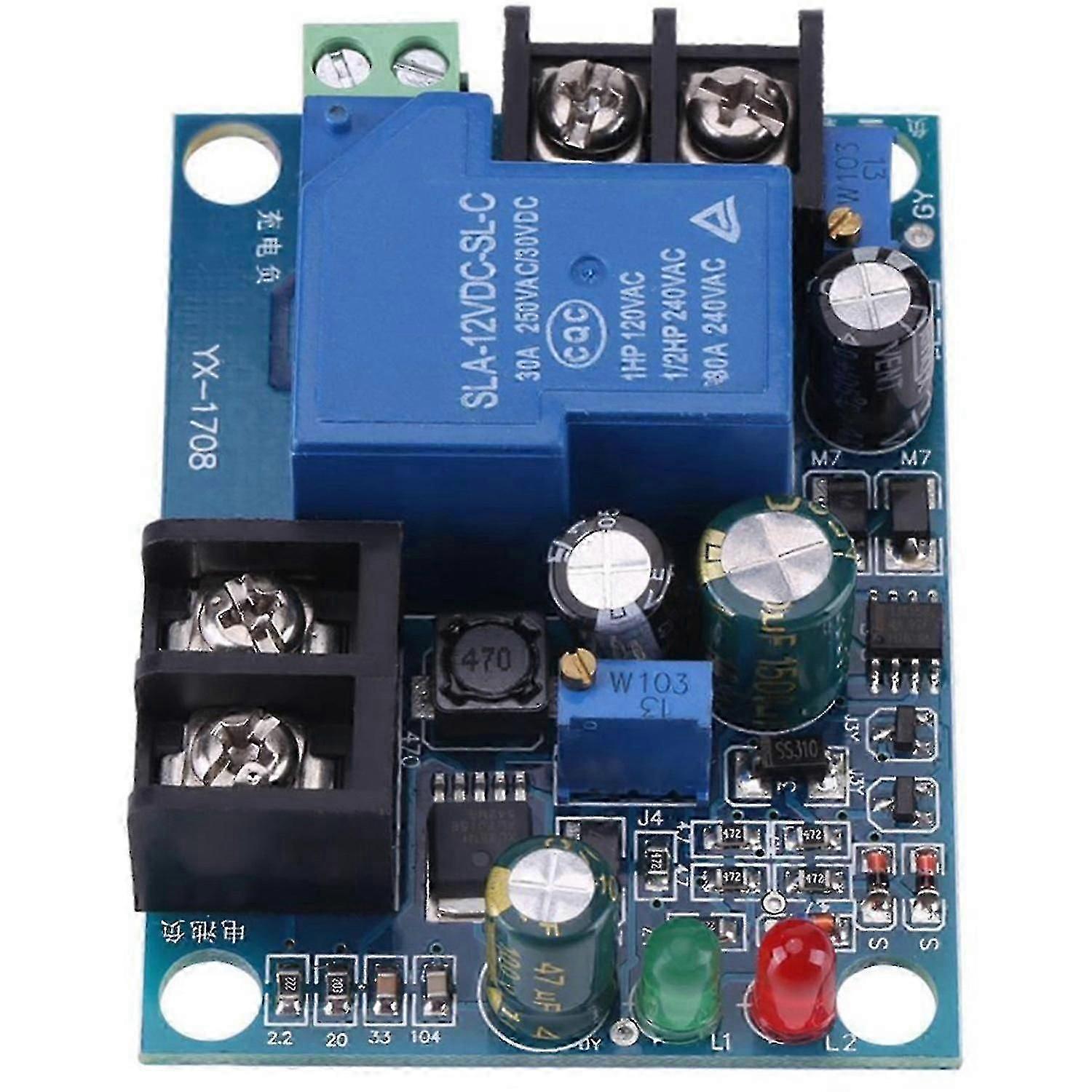 30A 24V Auto Battery Charger Controller with Overcharge & Undervoltage Protection