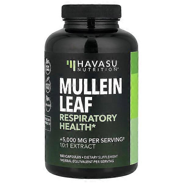 Havasu Nutrition, Mullein Leaf, 180 Capsules (500 mg per Capsule)