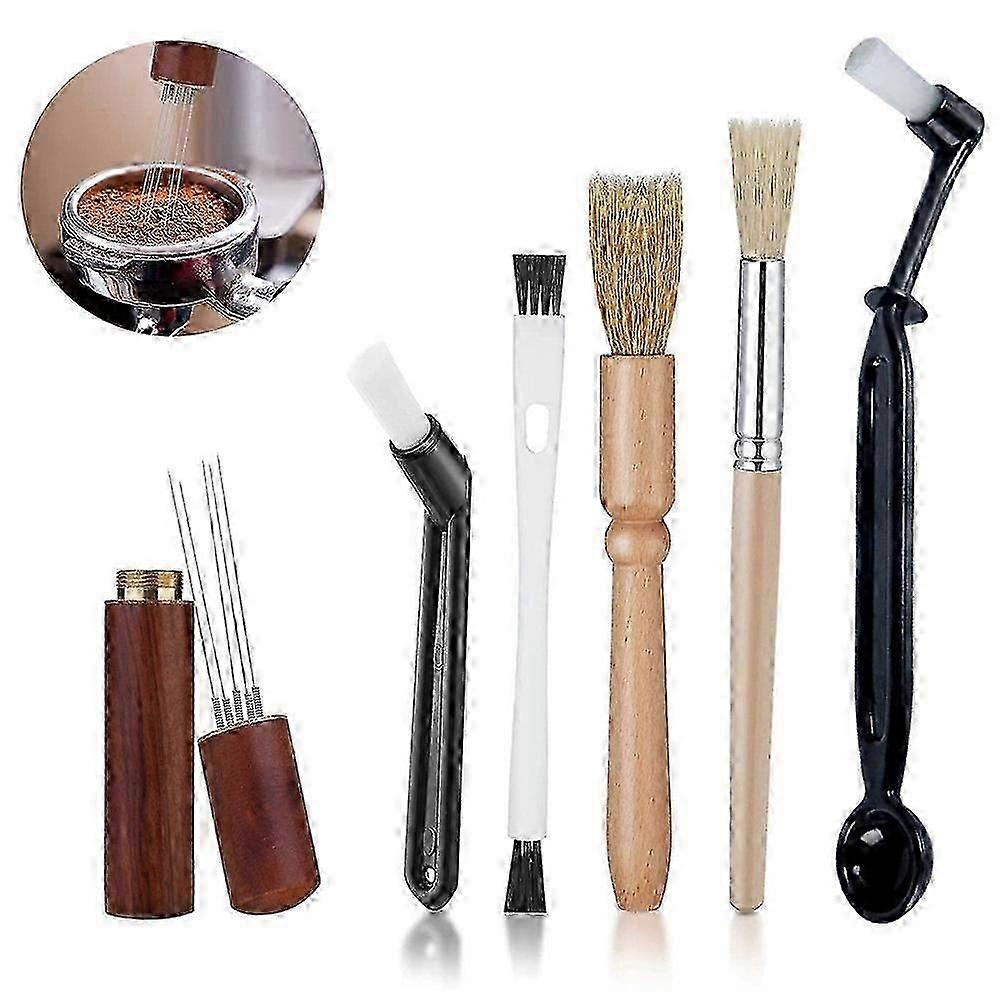 Coffee Machine Cleaning Brush Set for Grinders and Coffee Machines