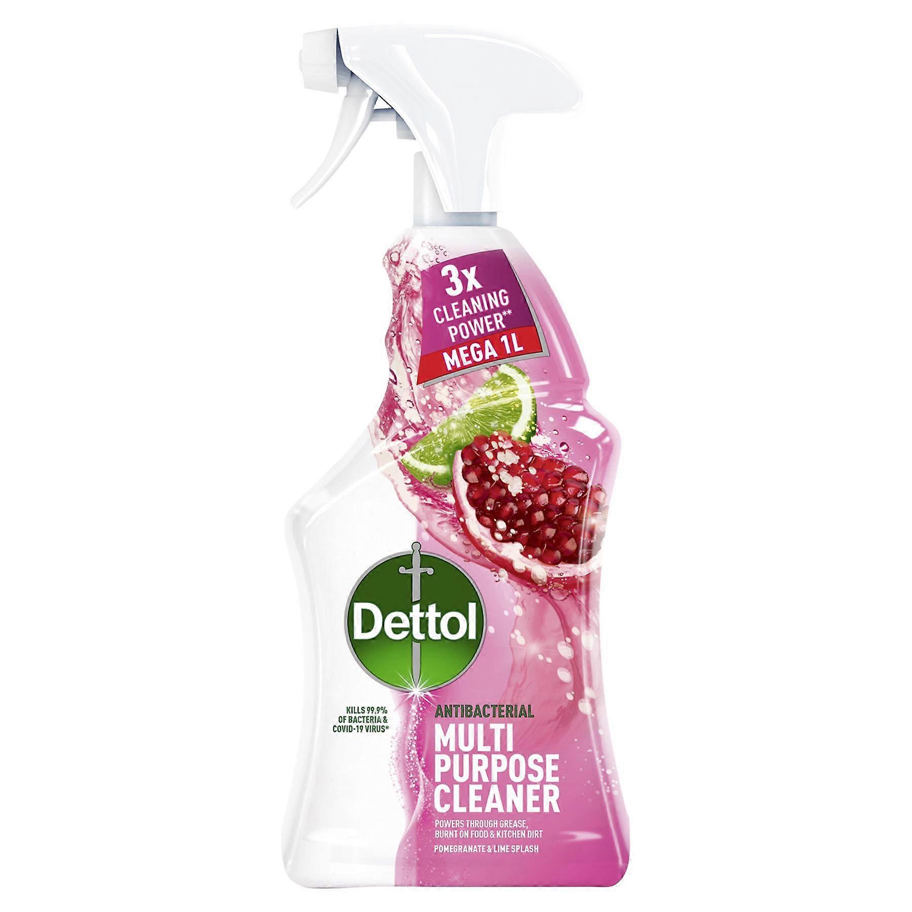 Dettol Grenade & Citron Vert Nettoyant Multi-Usages - 10 fois plus puissant 1 L