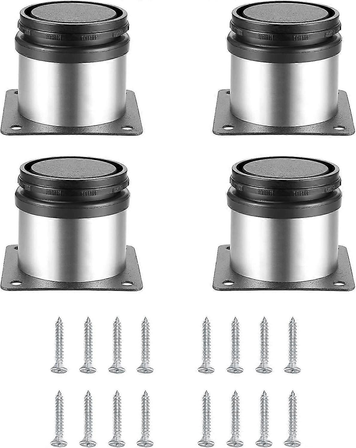 4 ピース調整可能な家具脚、金属高さ調節可能なテーブル脚、キッチン家具脚、家具