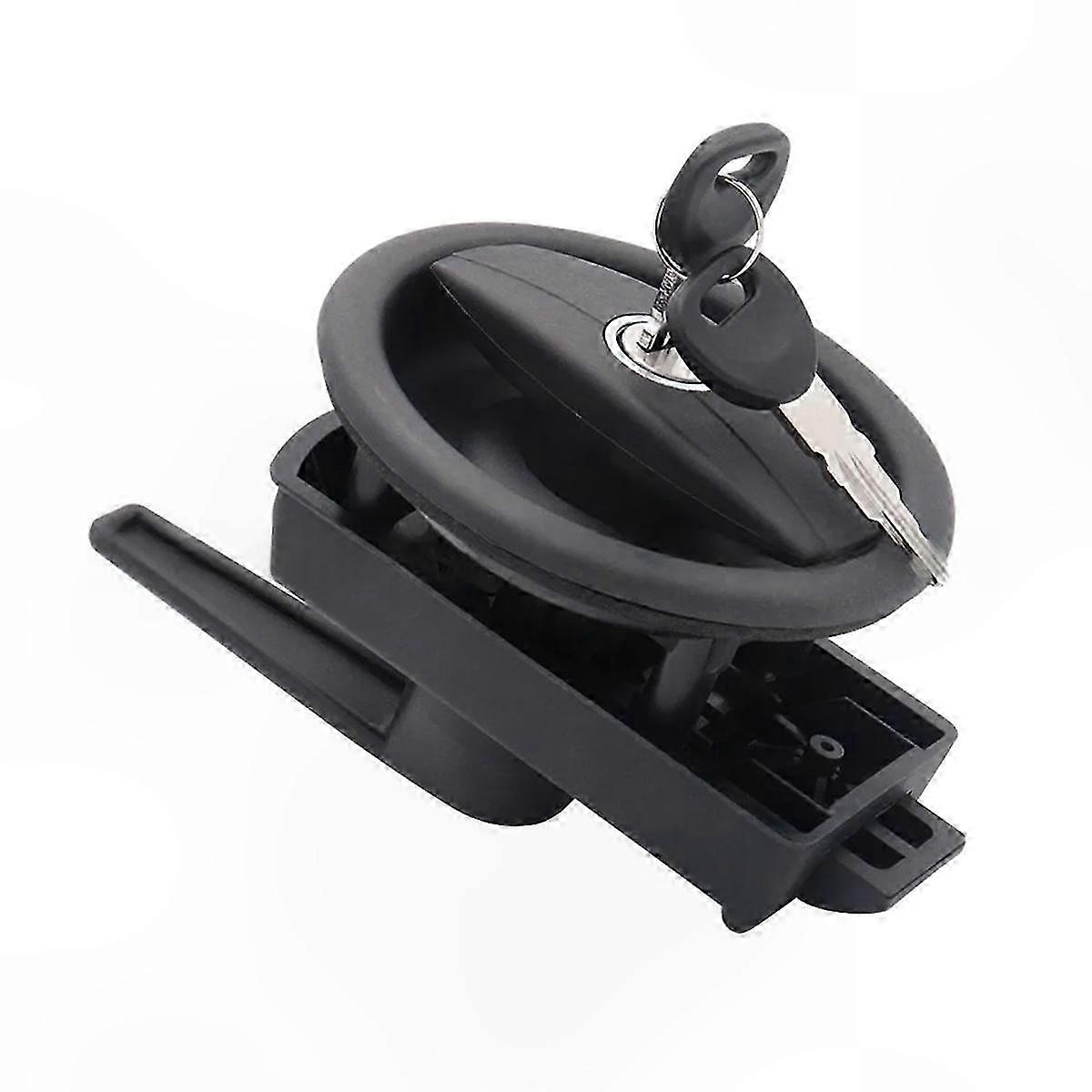 Complete Circular Door Lock for RV Caravan Motorhome with Accessories