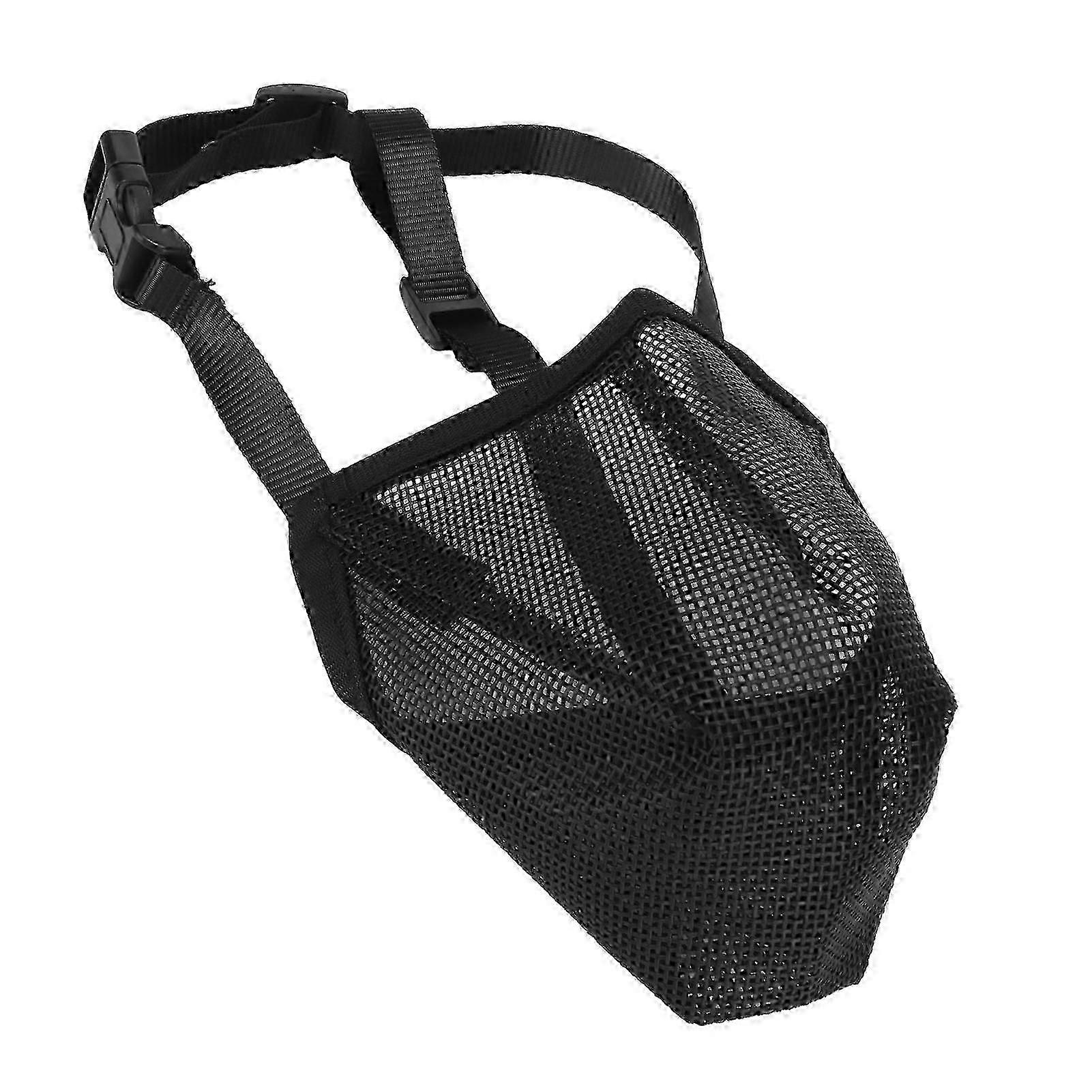 Breathable Adjustable Dog Muzzle to Prevent Biting, Barking, and Eating for Training S