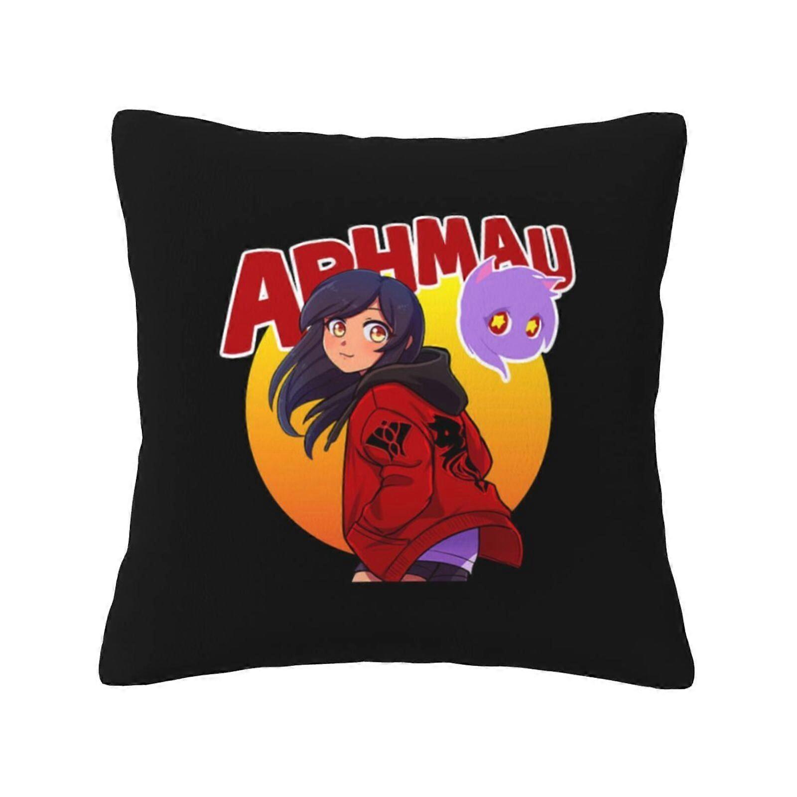 k703 Aphmau Onzichtbare superzachte en gezellige luxe kussenslopen met ritssluiting, 1 kussensloop, dubbelzijdig afdrukkenWBZT3860