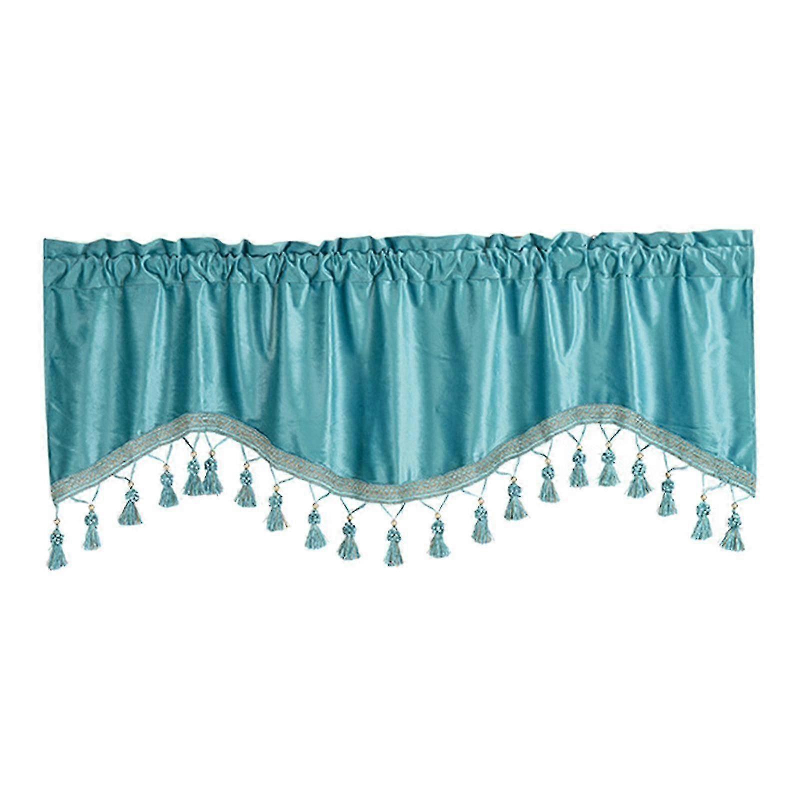 Small Window Curtains Valance Breathable Window Draperies for Bathroom Windows