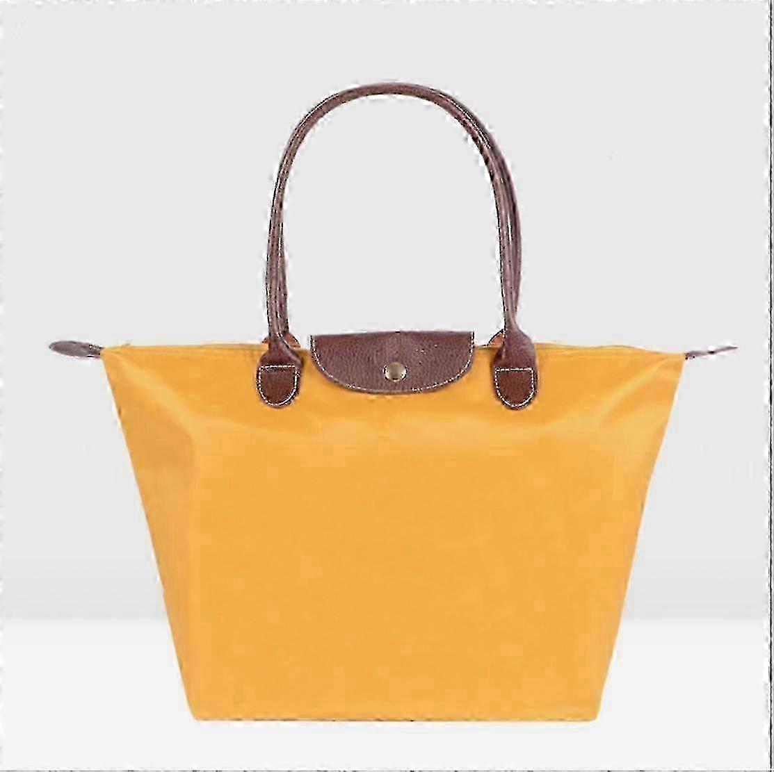 الكلاسيكية الصلبة اللون سيدة أكسفورد القماش حقيبة تسوق النايلون الكتف حقيبة يد قابلة للطي حقيبة تخزين المرأة للماء