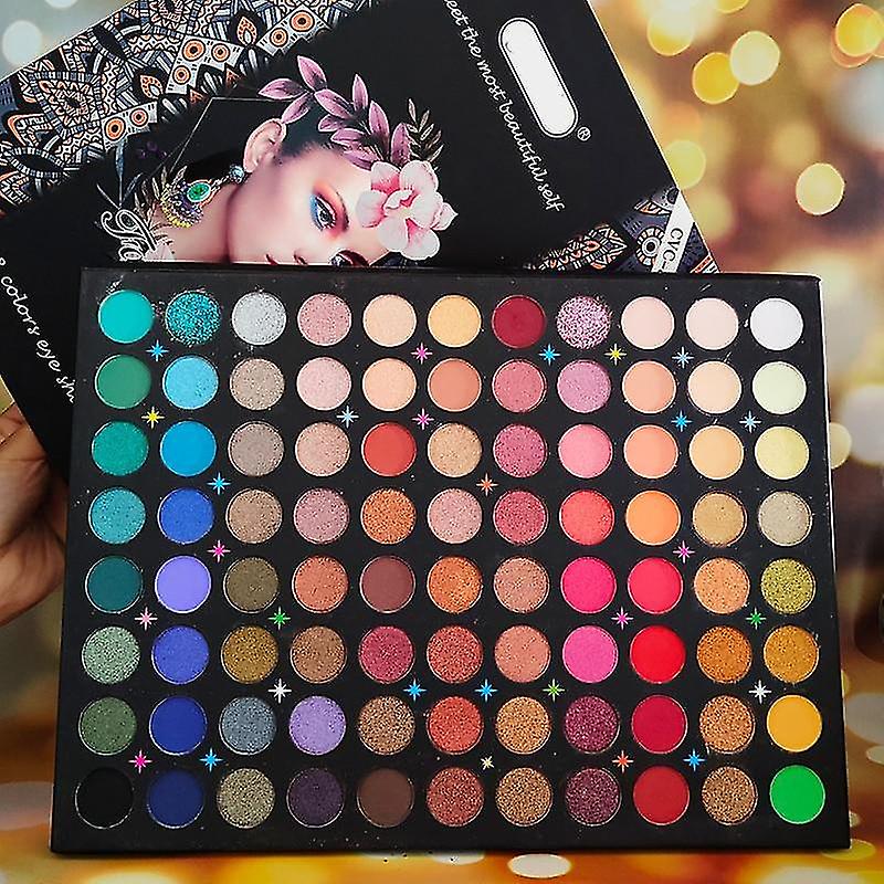 Eye Shadow Eyeshadow Palette Colorful Shadows Palett Glitter Highlighter Shimmer Make Up Pigmented Eye Shadow