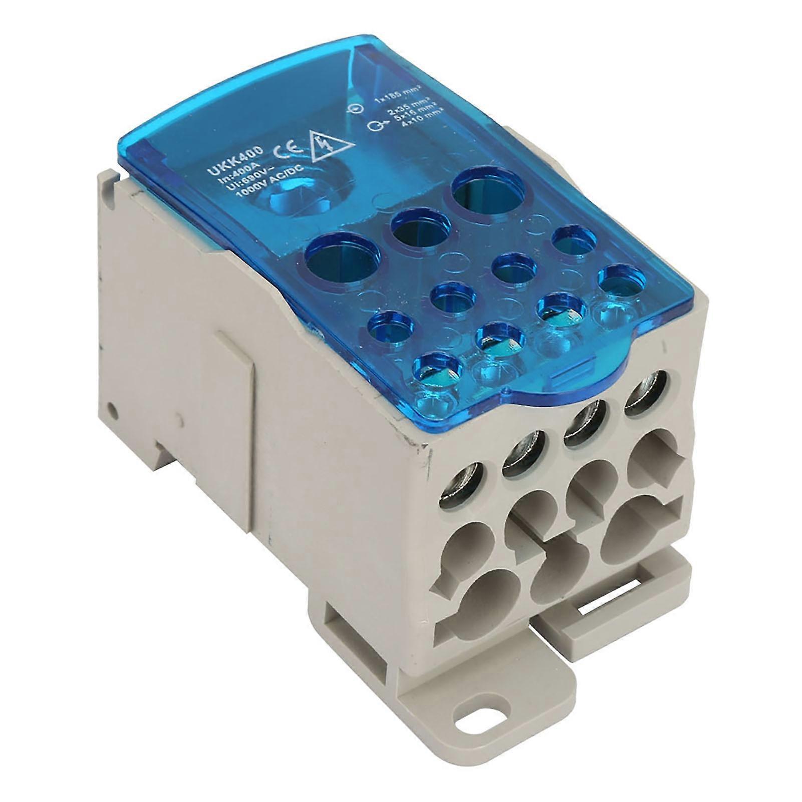 UKK‑400A Din Rail Terminal Block Distribution Box Universal Power Junction Box