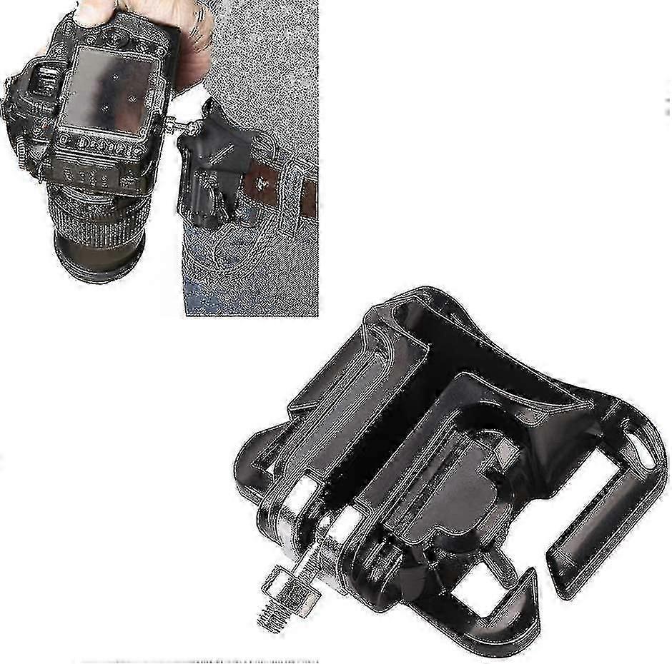 DSLR-camera riemclip, heupriem, holsterhouder, schouderriem, gesp, knop, DSLR-camera XXF HwySH