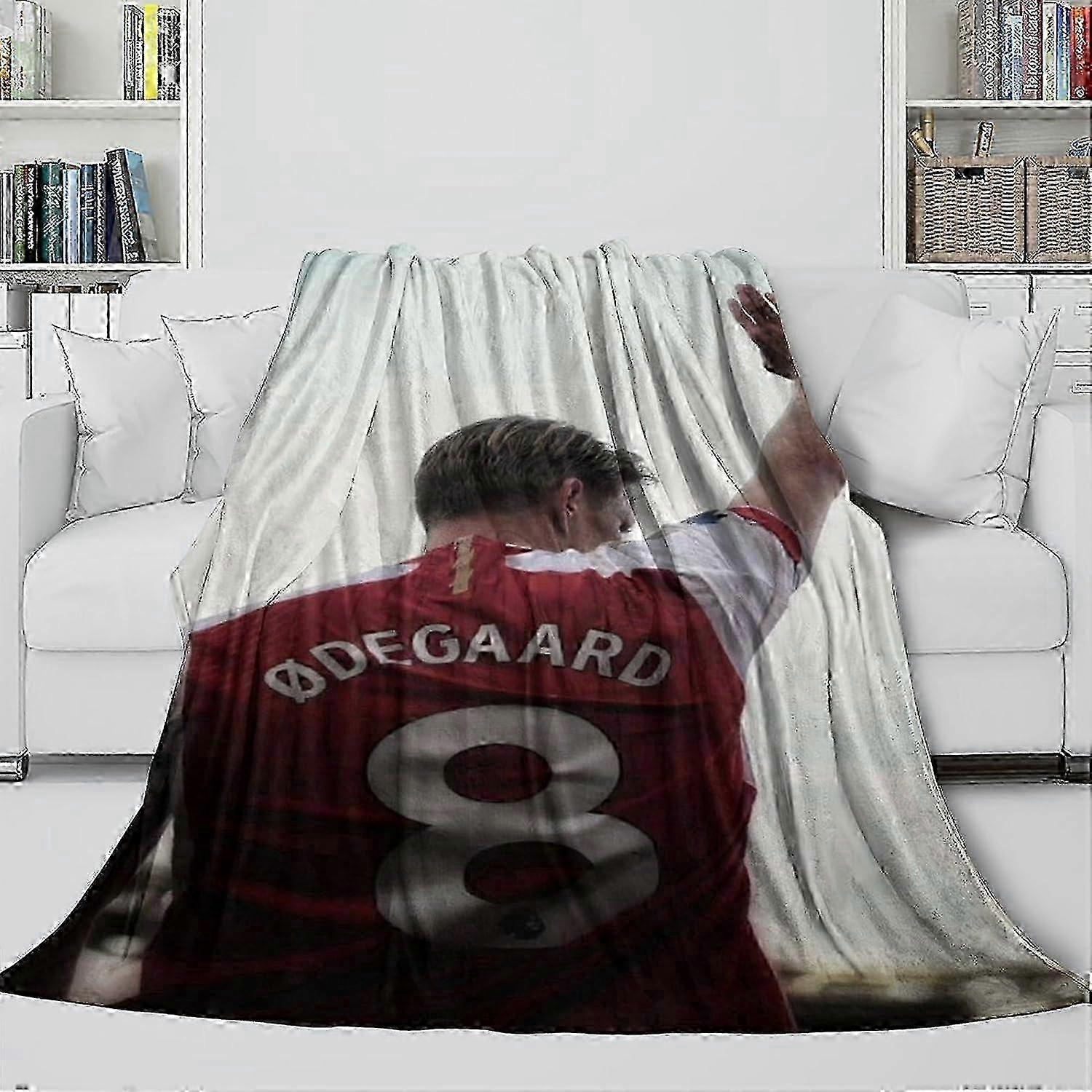 degaard Flannel Blanket - Warm Throws for Snuggling In While Watching Movie - Football Blanket for Various Uses To Household - Sofa Bed Crib