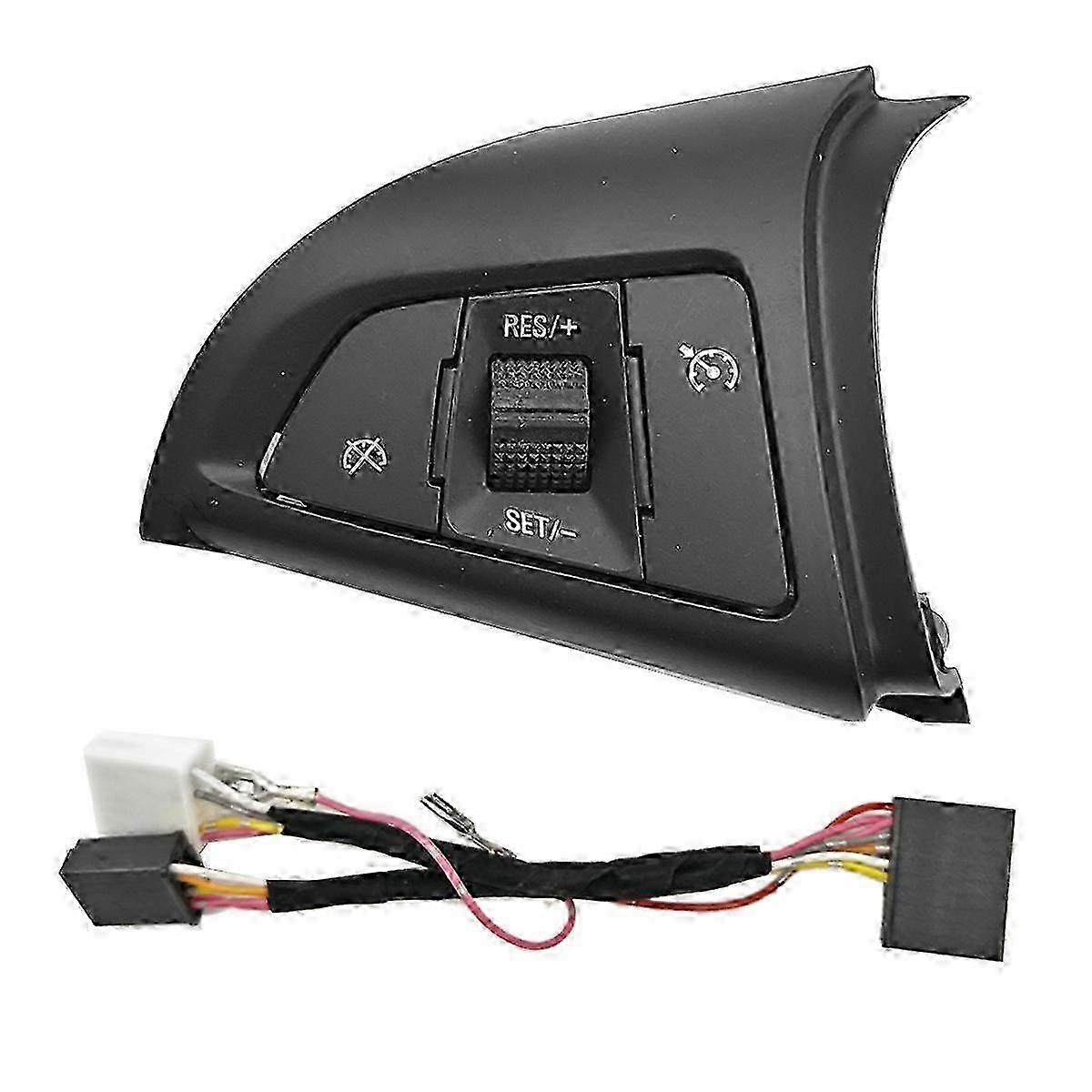 2009-2014 Left Speed Cruise Control Switch with Wire Harness for Steering Wheel Edition 1105