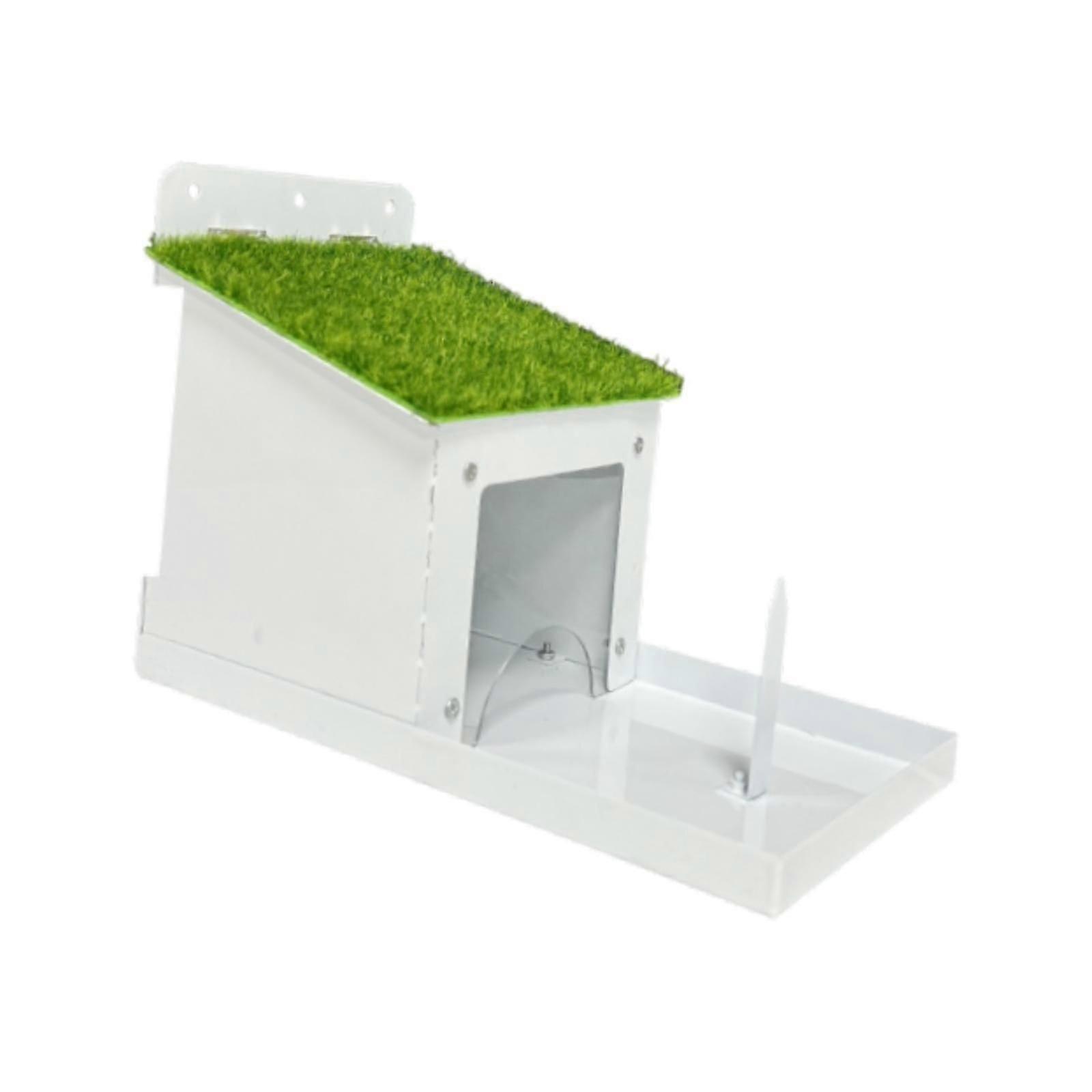 Iron Squirrel Feeder Stable Squirrels Feeding Box for Fence Backyard Outside