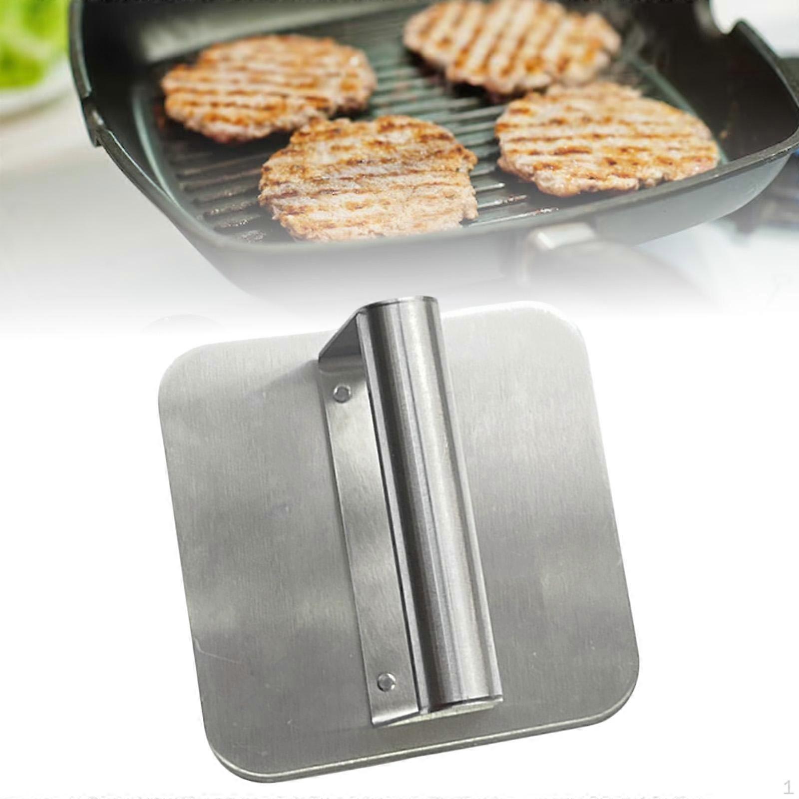 Burger Press Barbecue Practical Kitchen Gadgets Comfortable Handle Grill Square Meat