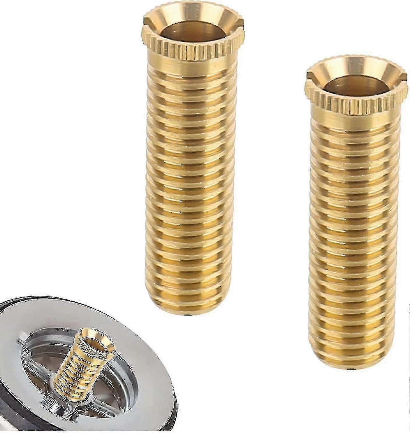 5 قطع مسامير مجوفة لحوض المطبخ وسدادة سلة مصفاة حوض الغسيل ، 4.5 سم