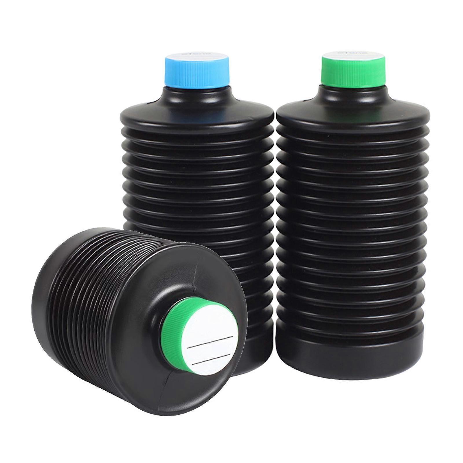 Lightproof Photographic Liquid Container Compressible Design Durability HDPE Build for Photography Lab Film Development Multicolor