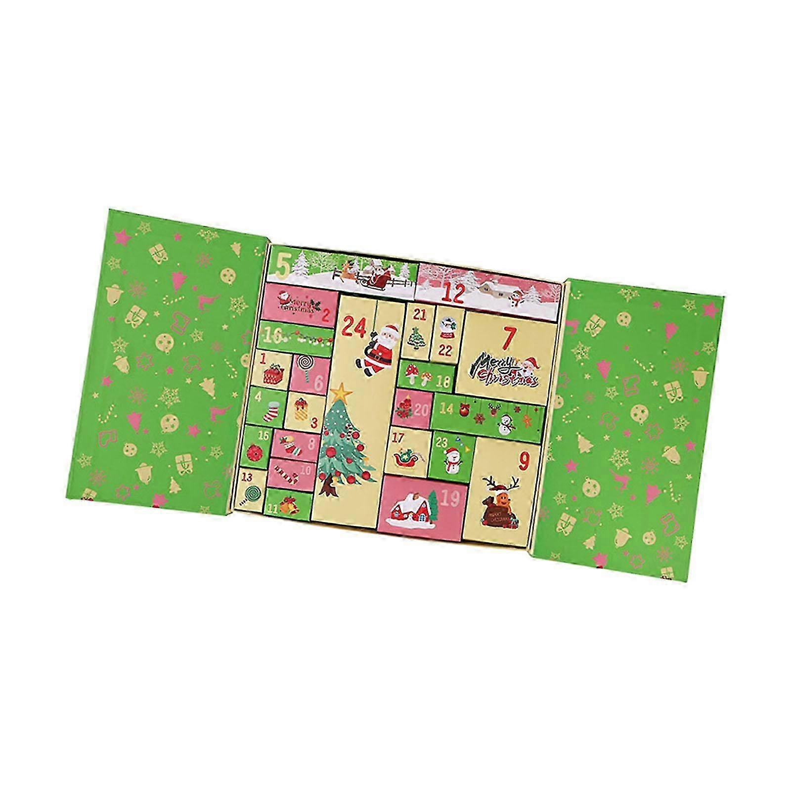 Calendrier de l'Avent saisonnier avec 24 cadeaux