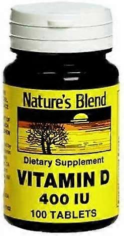 Nature's Blend D Vitamini, 400 IU, Tabletler, 100 Adet
