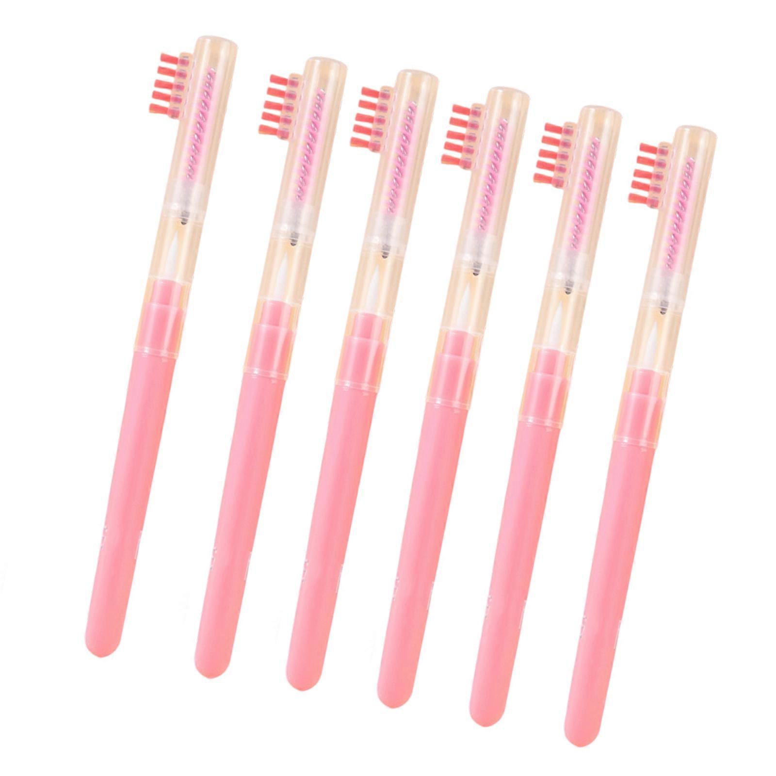 6Piece Multipurpose Eyelashes Styler Set Curls Defining Brush and Maintenance Tool for Daily Use Multicolor