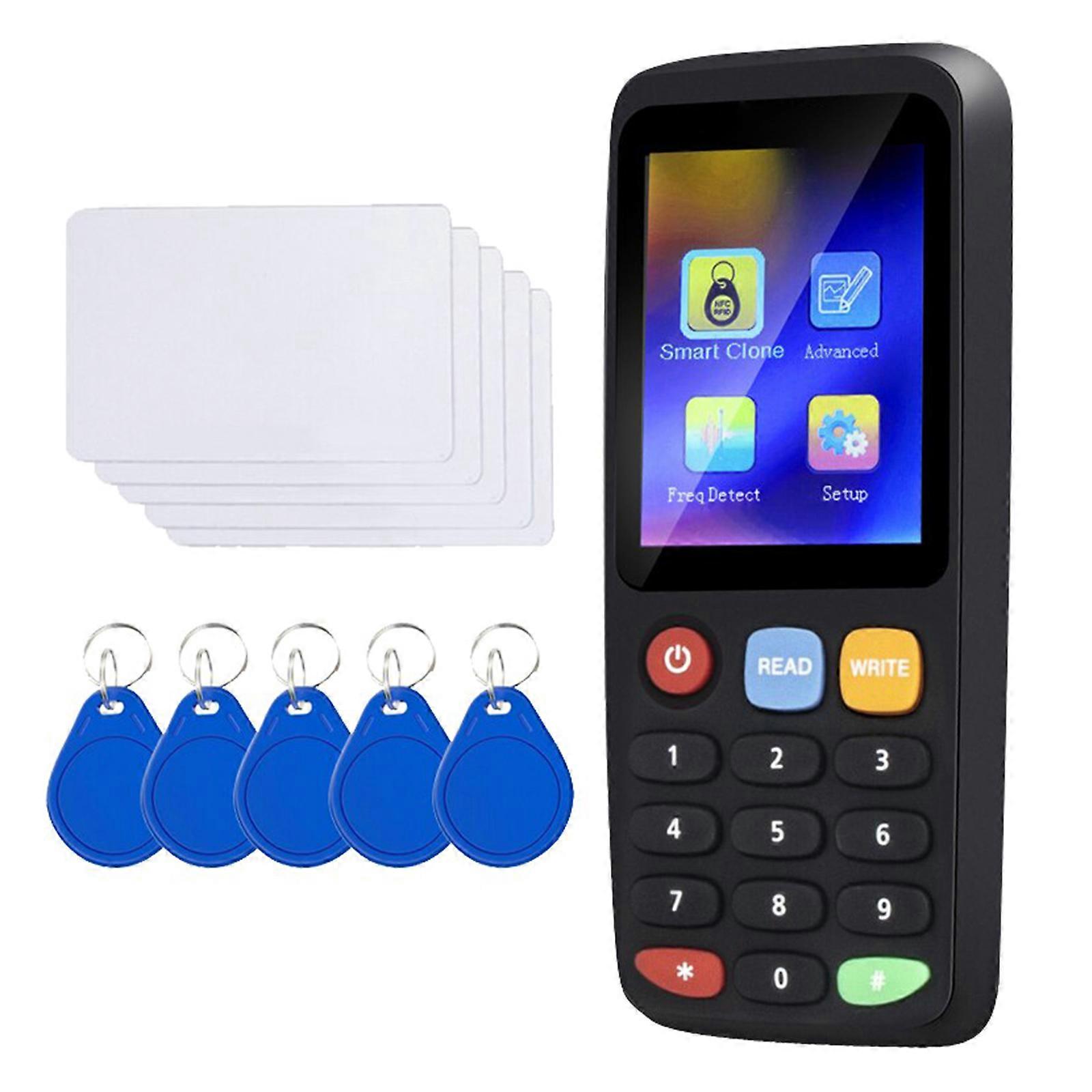 Lightweight Reader Writer Duplicator For Office Security Portable Access Card Copier With Fast Speed Cloning Technology Multicolor