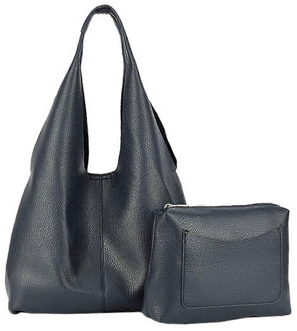 Long and Son Shoulder Bag and Pouch - Navy
